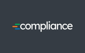 Compliance white on black logo
