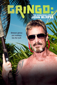 Gringo magazine cover with shirtless John McAfee on the cover