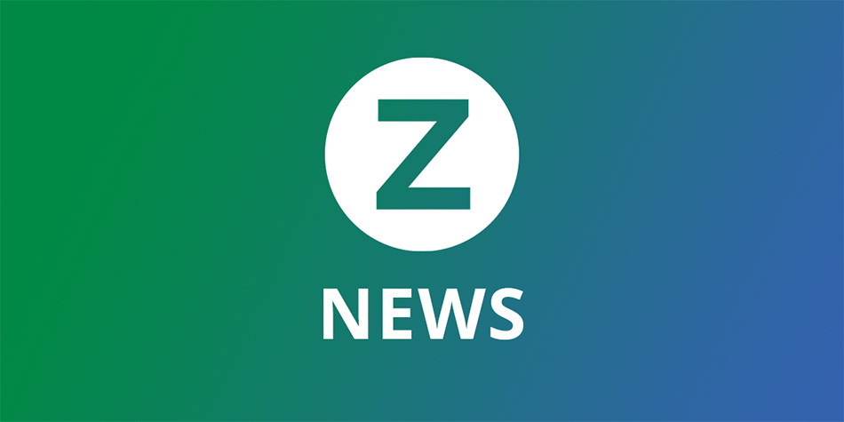 Z News (green color background moving into blue)