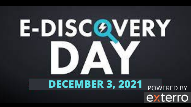 E-Discovery Day on December 3, 2021