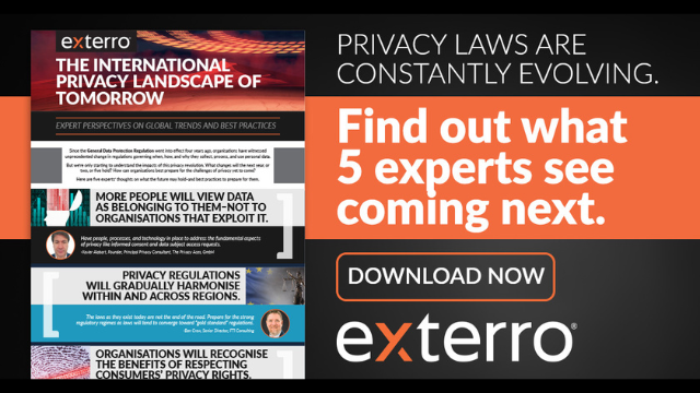 Exterro: Privacy laws are constantly evolving, find out what 5 experts see coming next