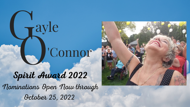 Gayle O'Connor Spirit Award Nominations Open 2022