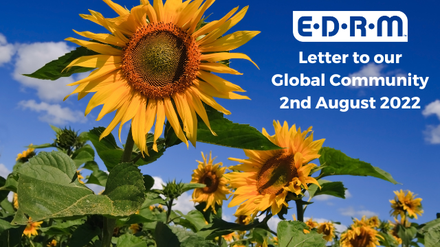 EDRM Weekly Letter to our Global Community 2 Aug 2022