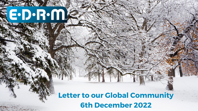 EDRM Weekly Letter to Our Global Community 6 Dec 22