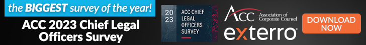 ACC 2023 Chief Legal Officers Survey with Exterro. Download now