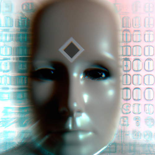 AI Mask, with third eye (square)