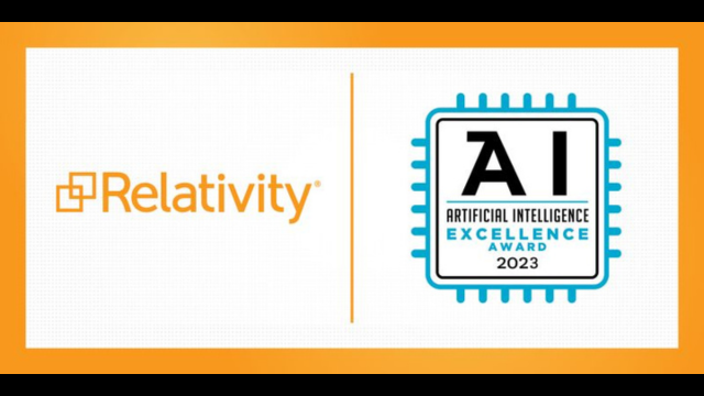 Relativity wins Excellence in Artificial Intelligence Award