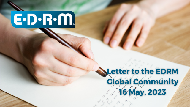 Weekly Letter to our EDRM Global Community 16 May 2023
