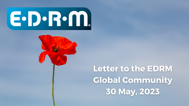Letter to the EDRM Global Community, 30 May 2023