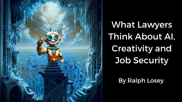 What lawyers think about AI Creativity and Job Security by Ralph Losey