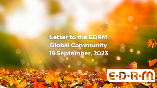 Weekly letter to our EDRM Global Community 19 Sep 2023