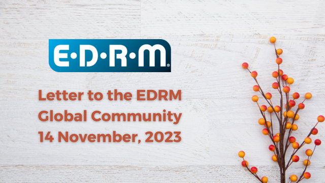 Weekly Letter to the EDRM Global Community 14 Nov 2023