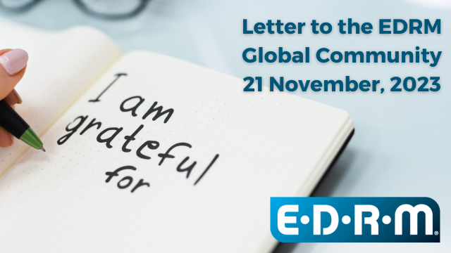 Weekly Letter to the EDRM Global Community 21 Nov 2023