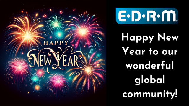 EDRM: Happy New Year to our wonderful global community witth fireworks