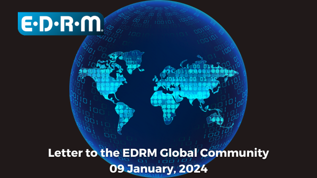 Weekly letter to the EDRM Global Community - 09 January, 2024