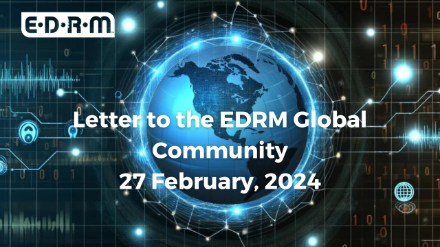 Letter to the EDRM Global Community 27 February 2024