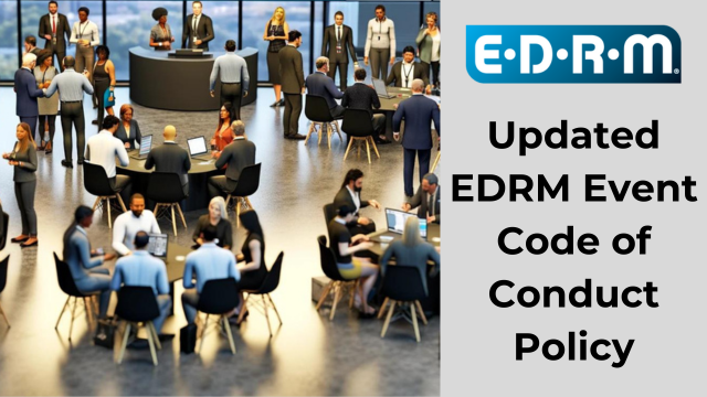 EDRM updated code of conduct policy
