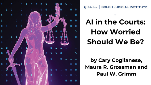 AI in the Courts: How Worried Should We Be?