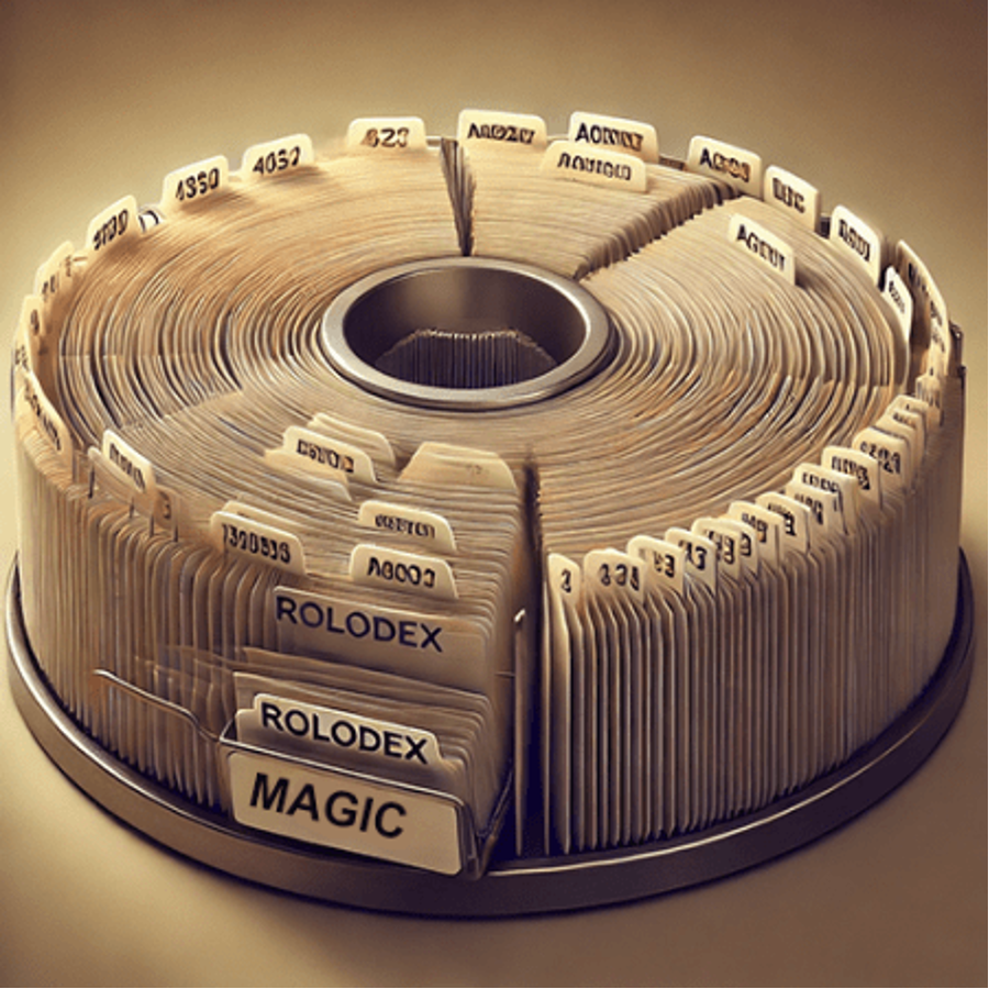 Magic rolodex! Young people, google it!
