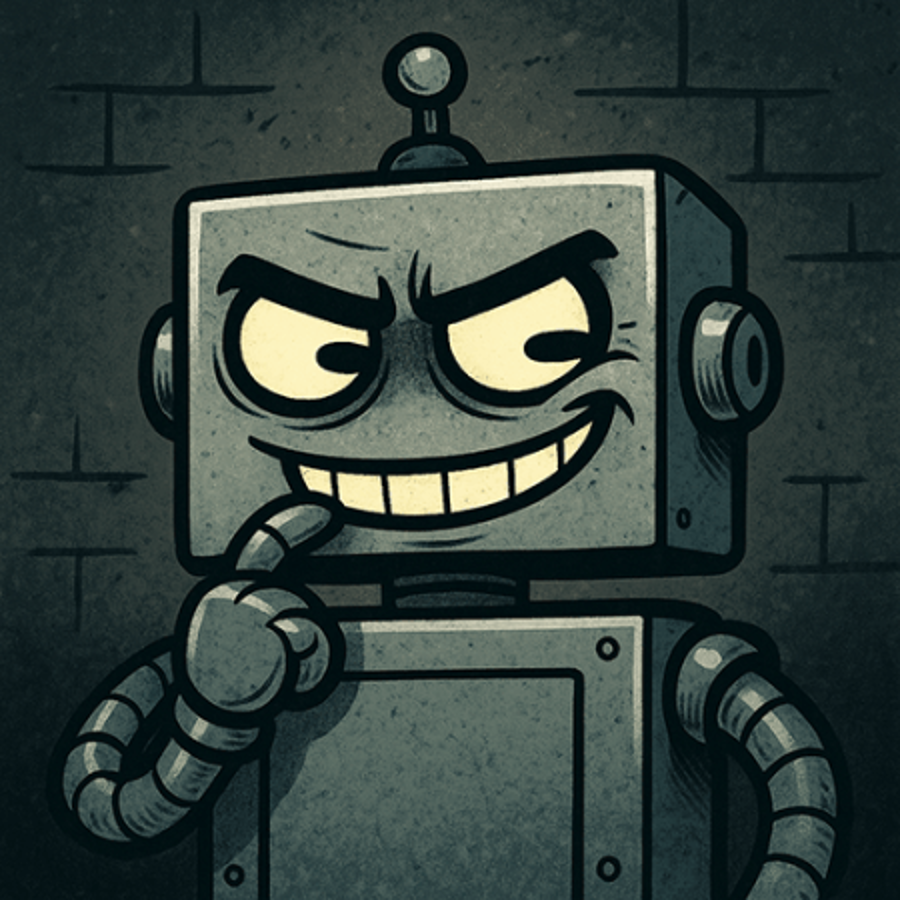 Scheming robot