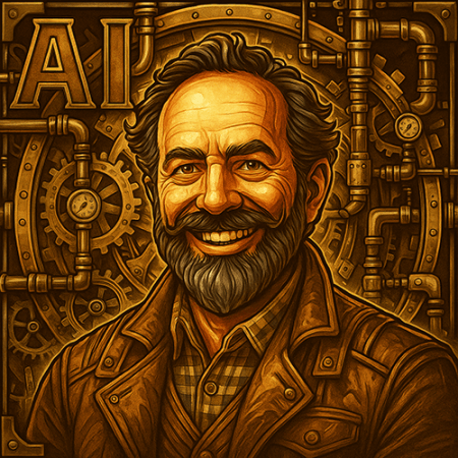 Ethan Mullick steampunk style.
