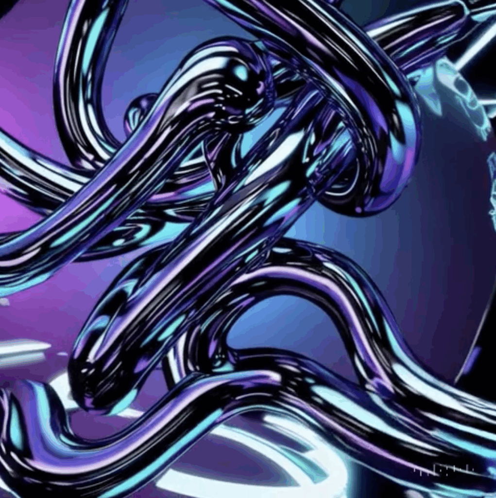 Liquid neon like pipes