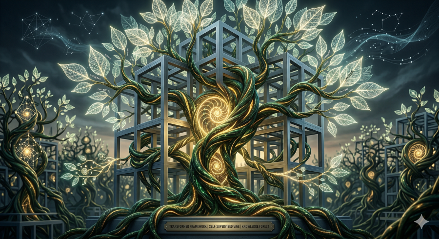 Tree of life like entangled vines.