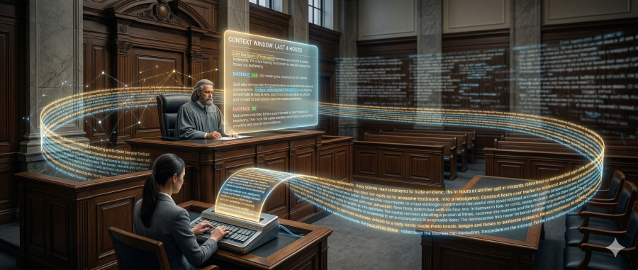 Court reporter and judge in digital age.