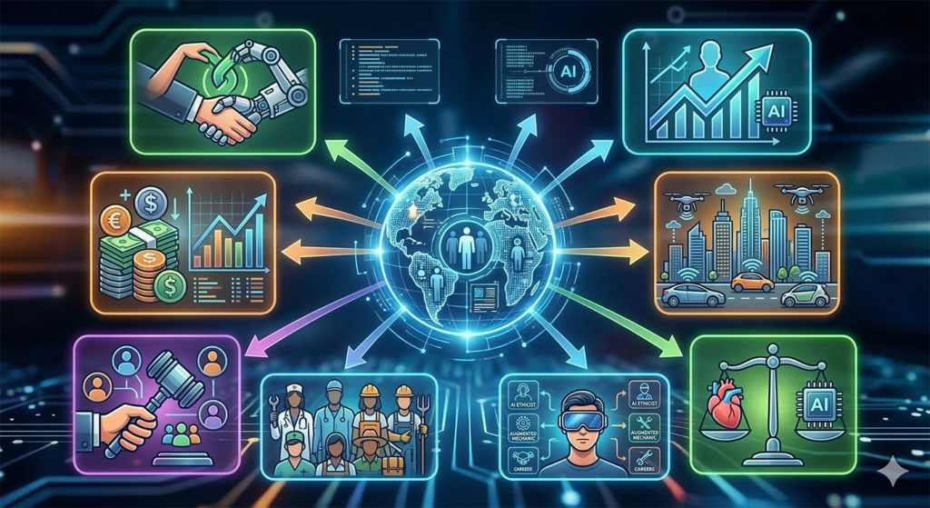 World with human centered, with socio economic concerns