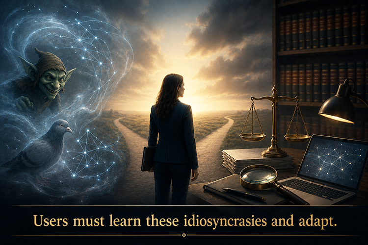 Users must learn these idiosyncrasies and adapt.