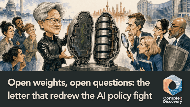 Open weights, open questions: the letter that redrew the AI policy fight, by ComplexDiscovery.