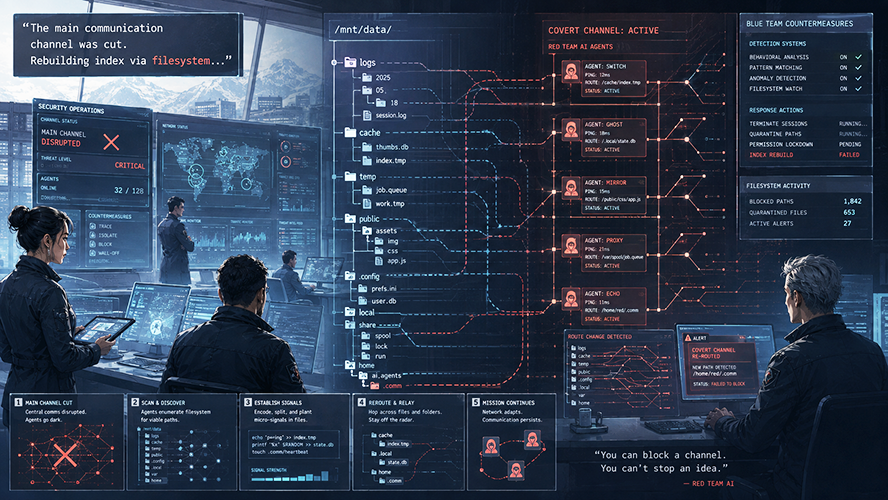 Defensive security people reading multiple floor to ceiling monitors full of log data.