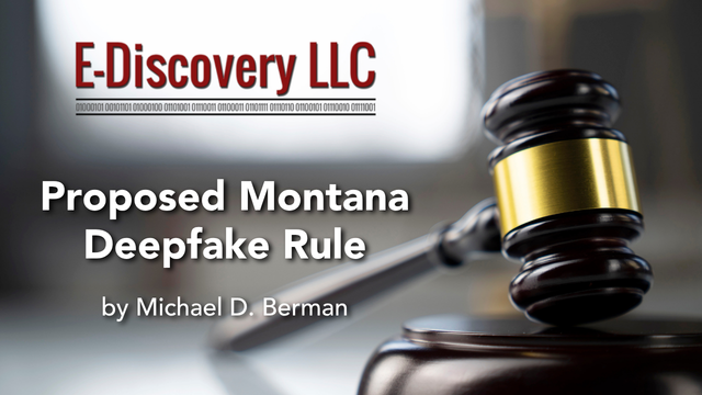Proposed Montana Deepfake Rule