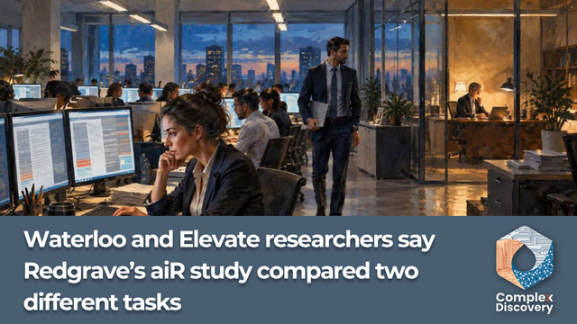 Waterloo and Elevate researchers say Redgrave’s aiR study compared two different tasks