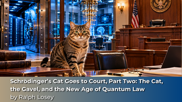 Schrödinger’s Cat Goes to Court, Part Two: The Cat, the Gavel, and the New Age of Quantum Law